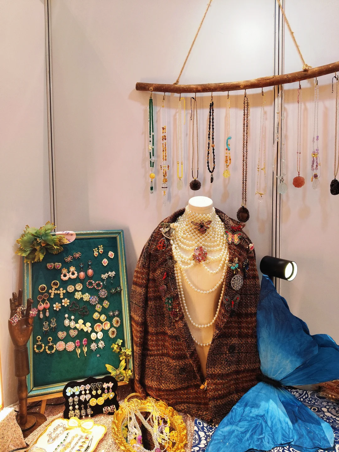 终于摆摊摆到了梅江会展中心