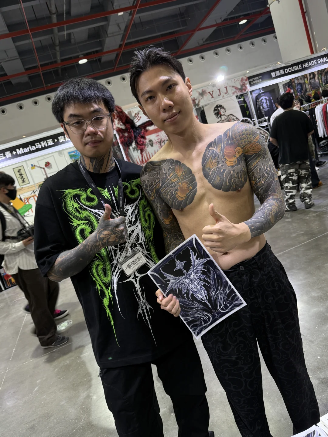 Day2 广州龙门纹身艺术节 展位日常～