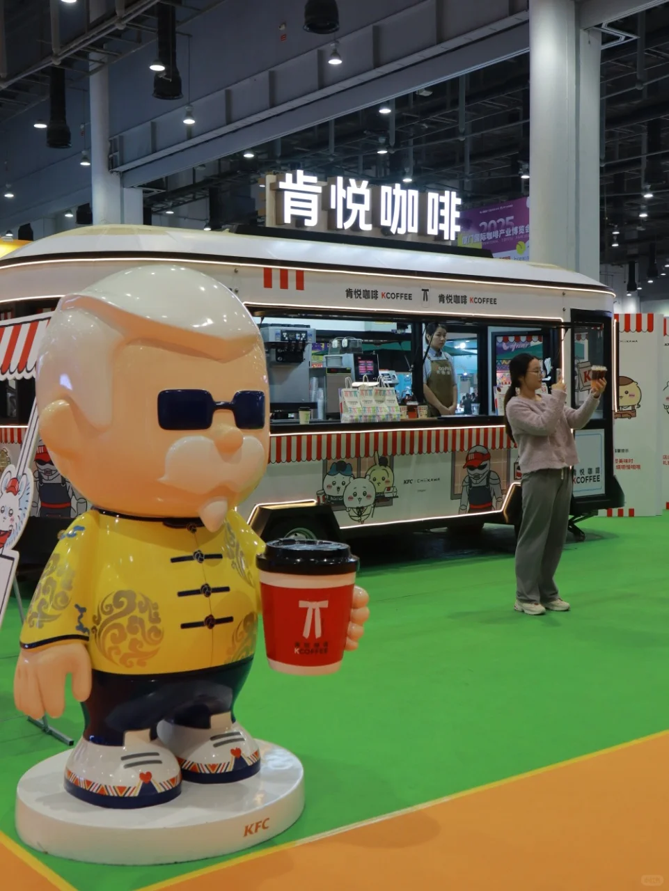 咖啡脑袋又来逛厦门咖啡展了??‍♂️