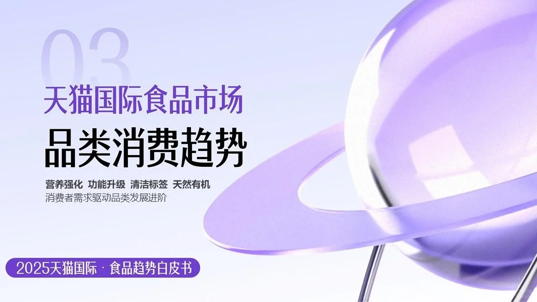 【2025 天猫国际食品趋势白皮书】共42页