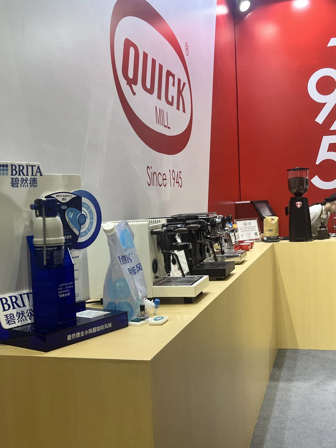 咖啡控来QuickMill展会现场