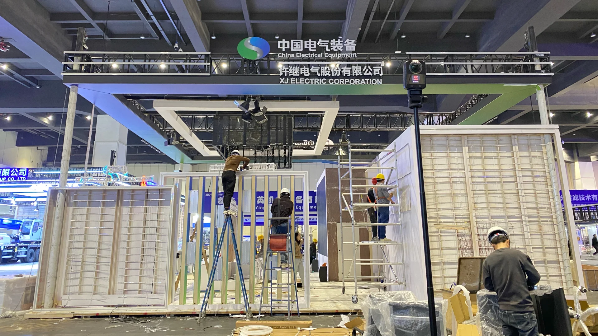 展会延时搭建拍摄