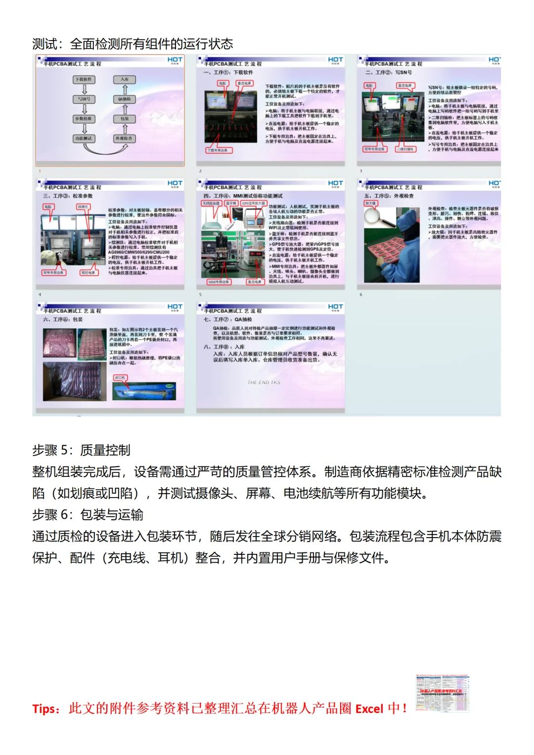 手机生产工艺知识汇总