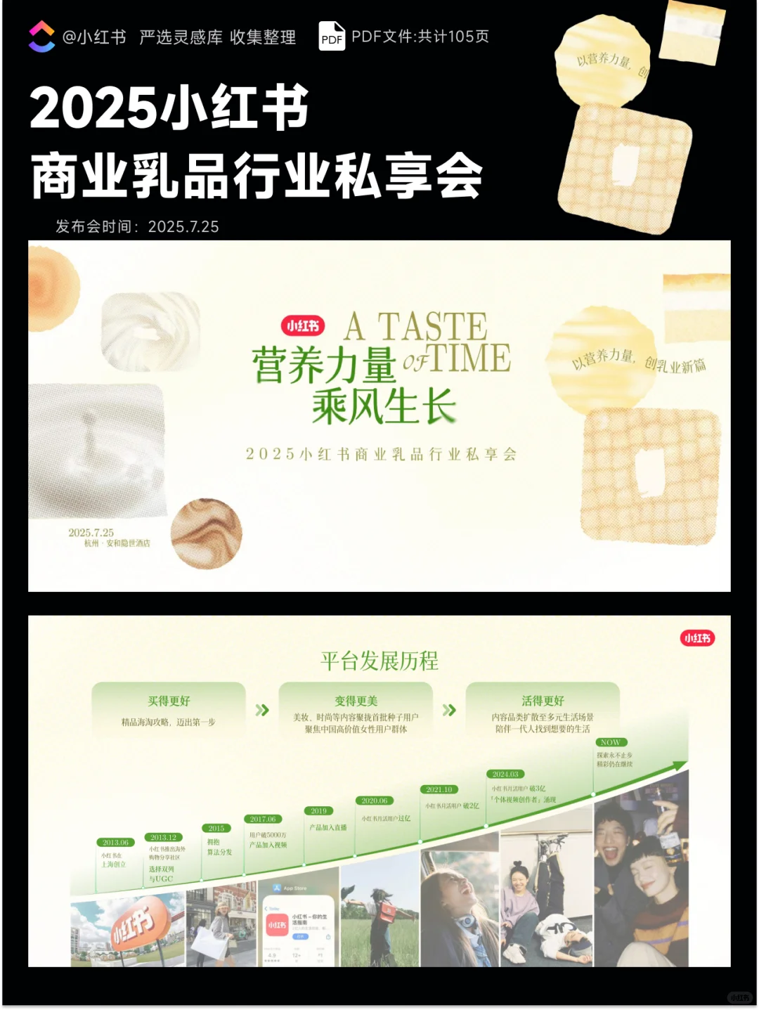 2025小红书商业乳品行业私享会