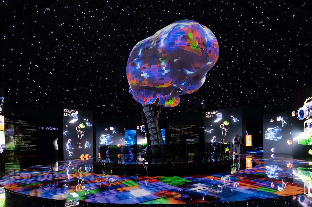 “神奇机械”的沉浸式互动装置｜俄罗斯馆
