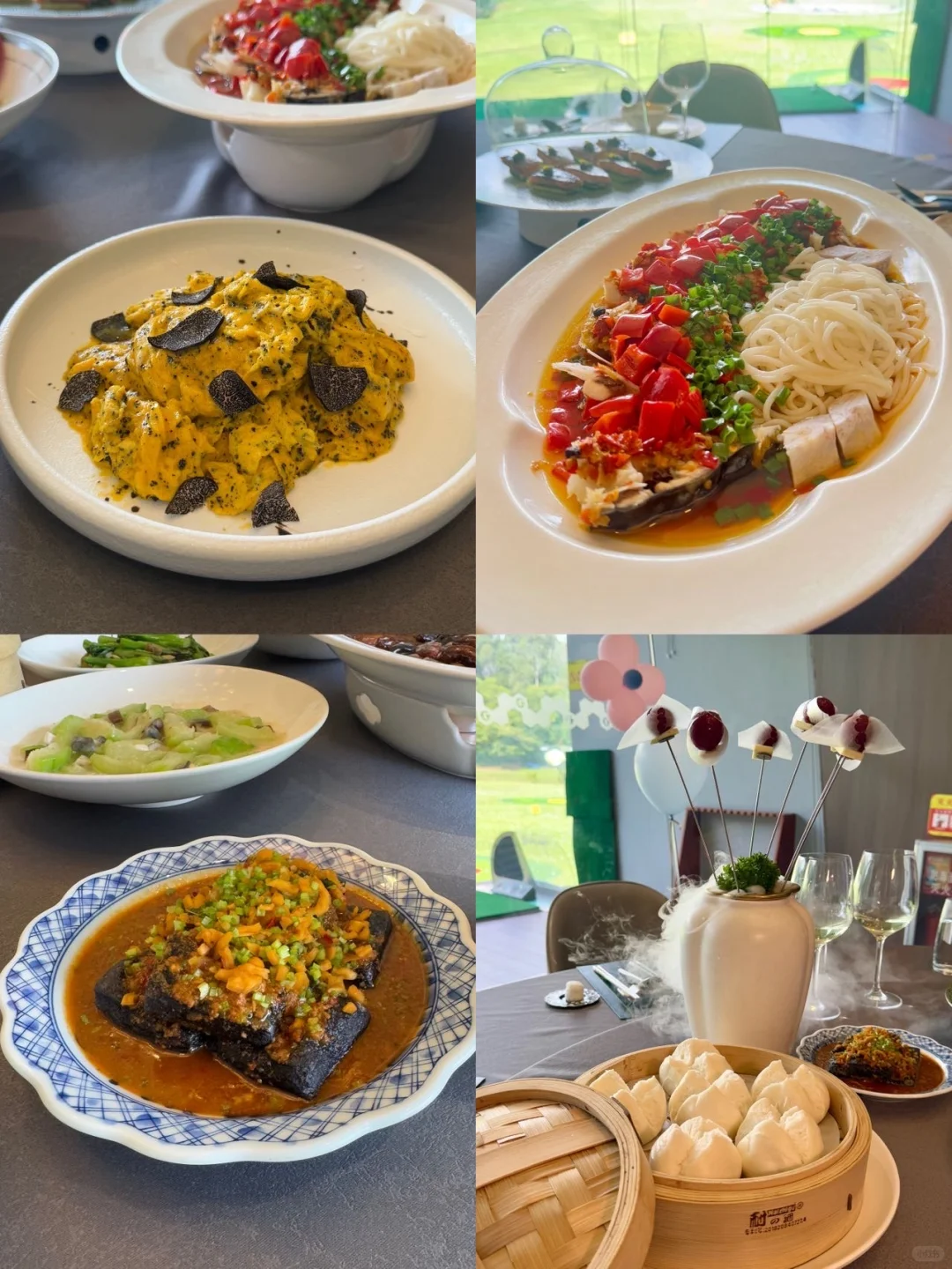 离谱?广交会带客户一边打高尔夫一边干饭……