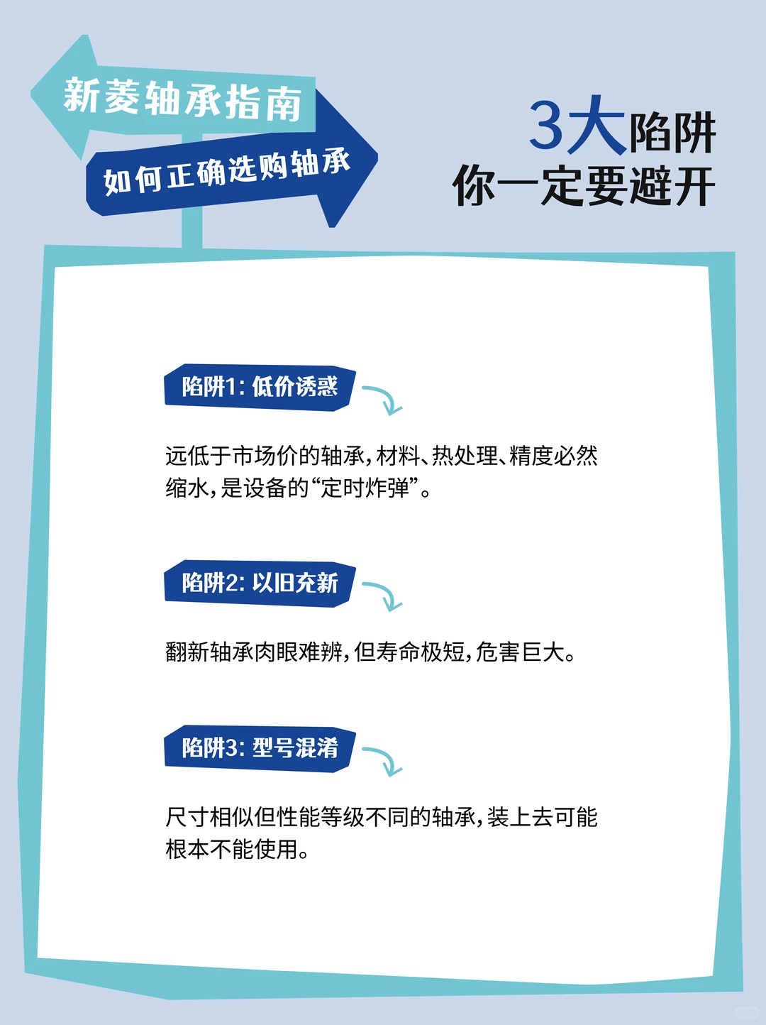 学会这3招，避开99%的轴承采购陷阱！