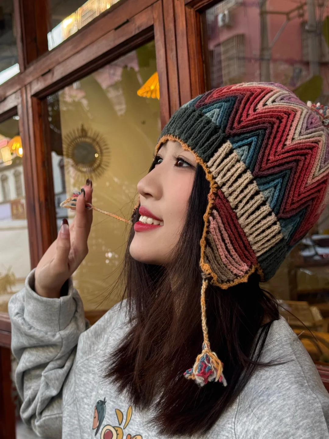 南美洲智利羊驼毛护耳帽 超超超好看?