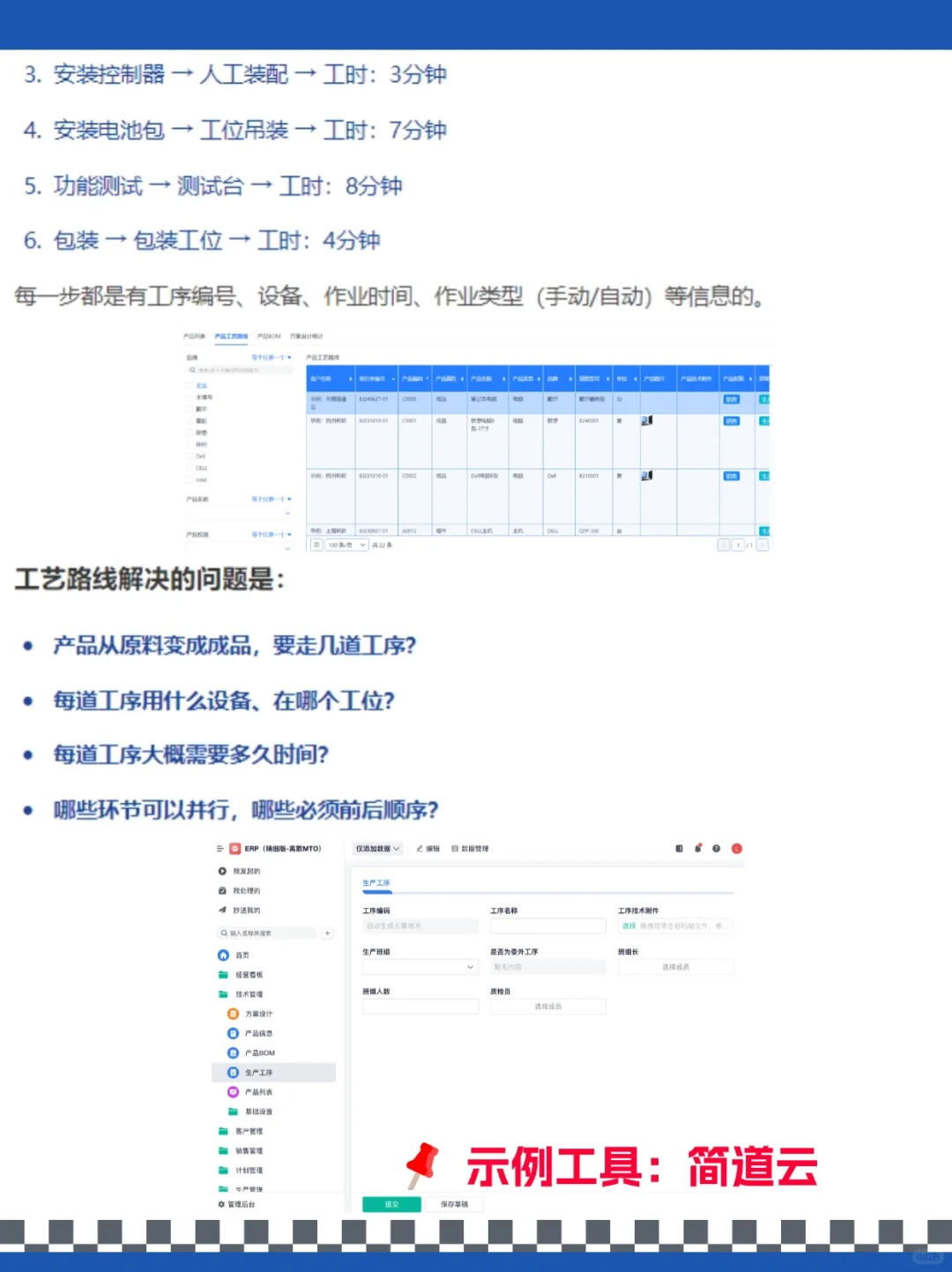 BOM清单、工艺路线、生产计划，有啥区别