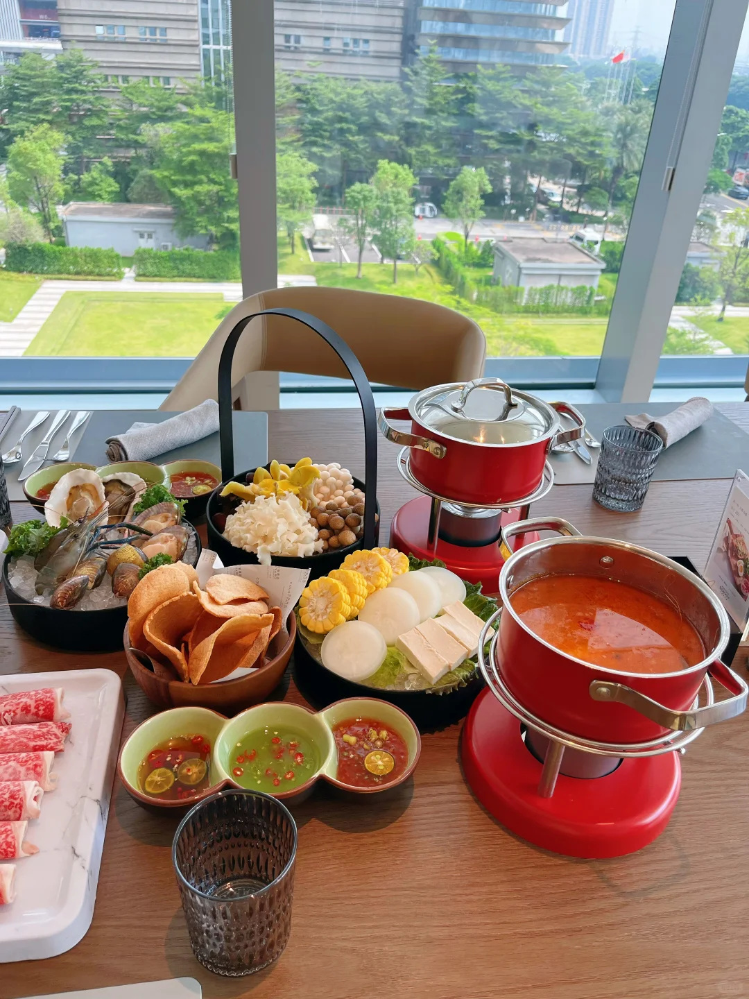 新开的！广交会万怡酒店半自助+无敌江景