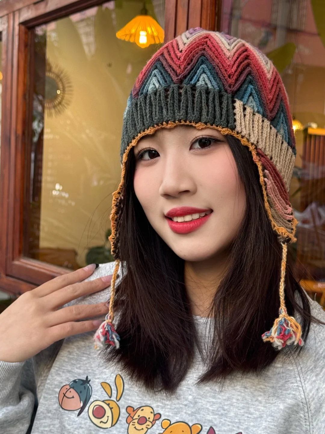 南美洲智利羊驼毛护耳帽 超超超好看?