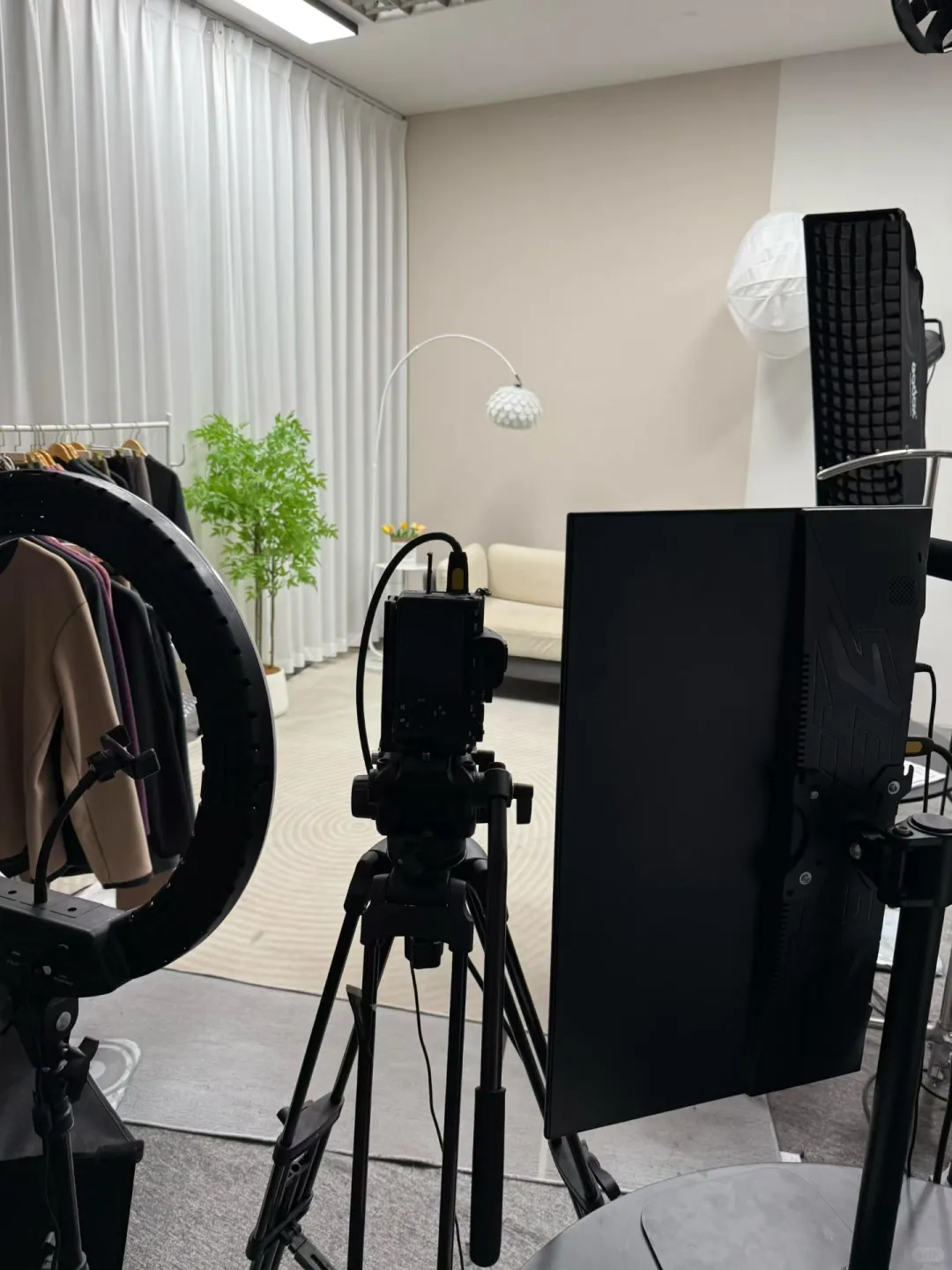 服装直播间搭建调试❤️直播设备全套租赁