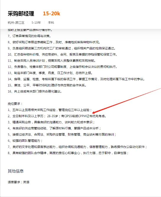 采购有必要考证吗？