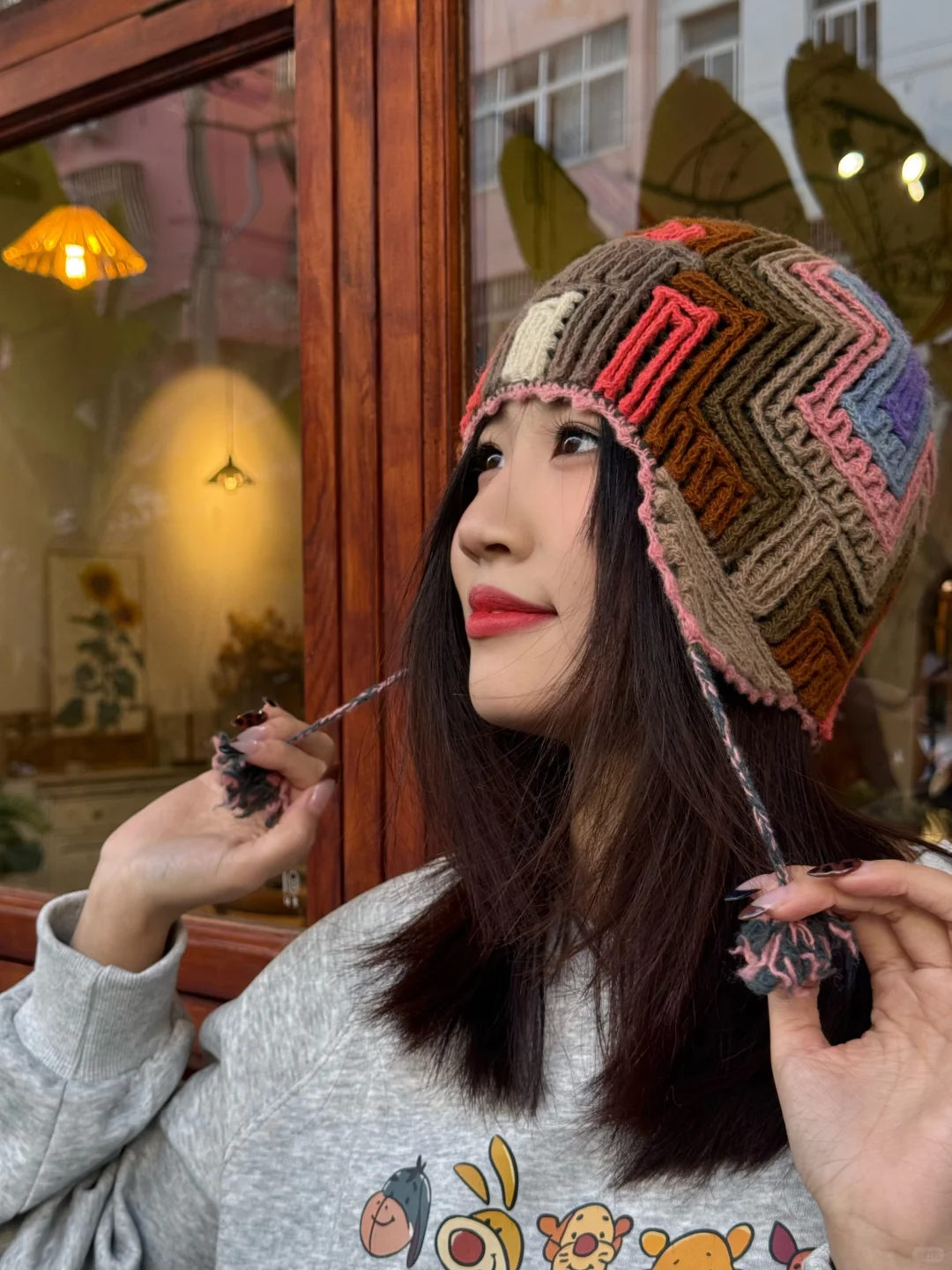 南美洲智利羊驼毛护耳帽 超超超好看?