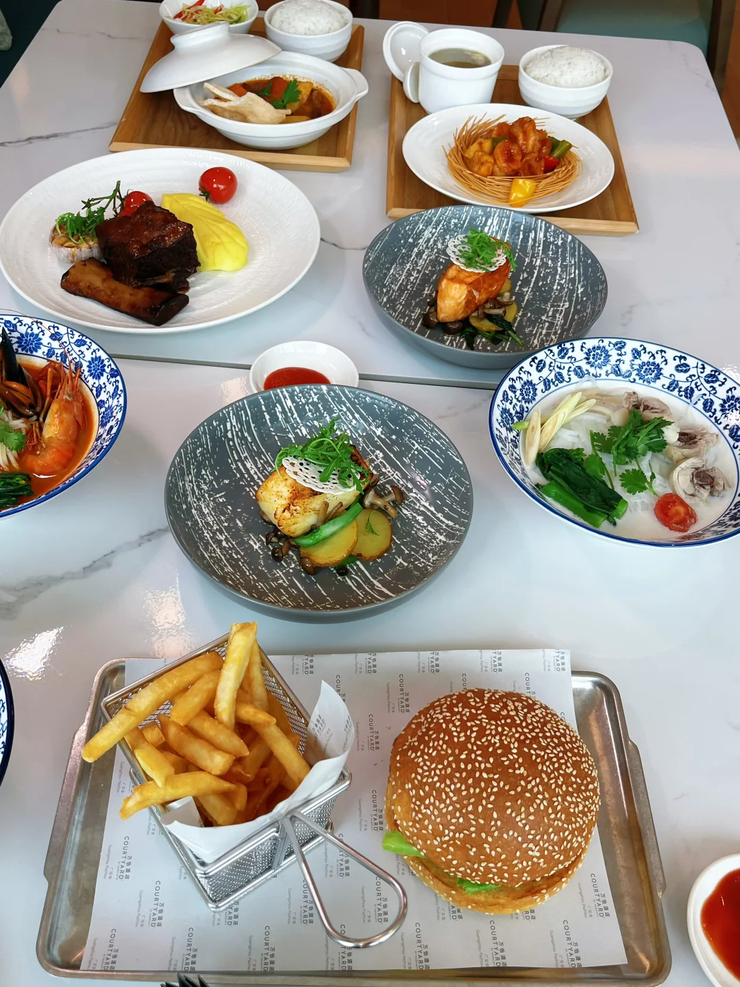 新开的！广交会万怡酒店半自助+无敌江景