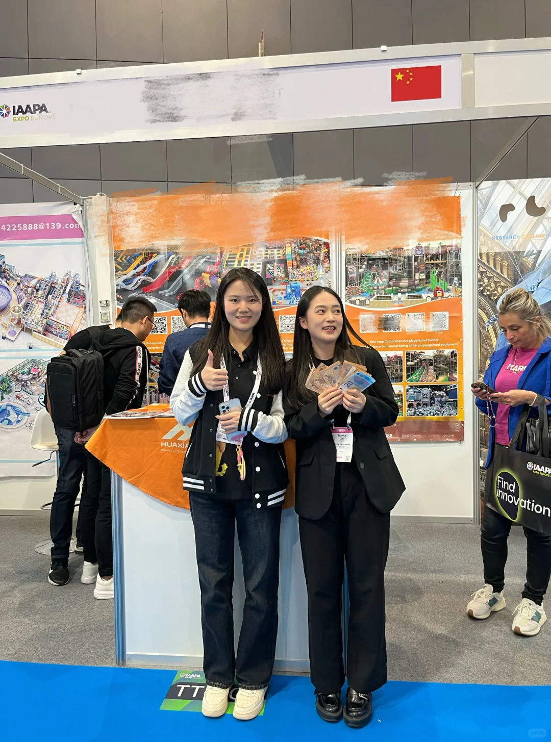 在展会翻译遇到当场下单的欧洲客户