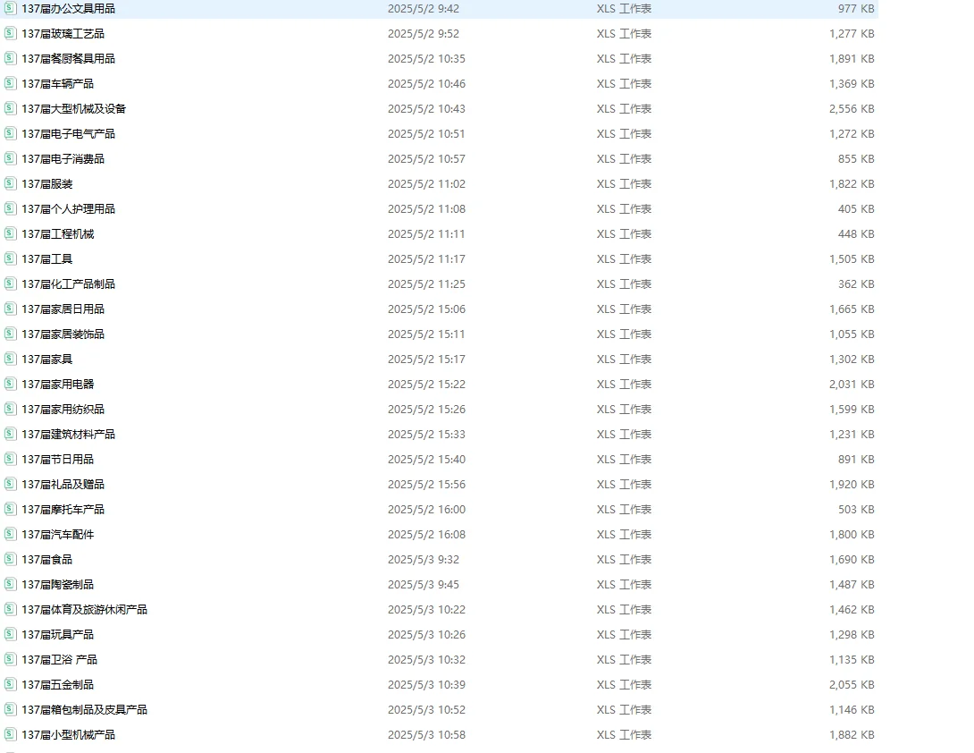137届采购商名单免费送，交个朋友?