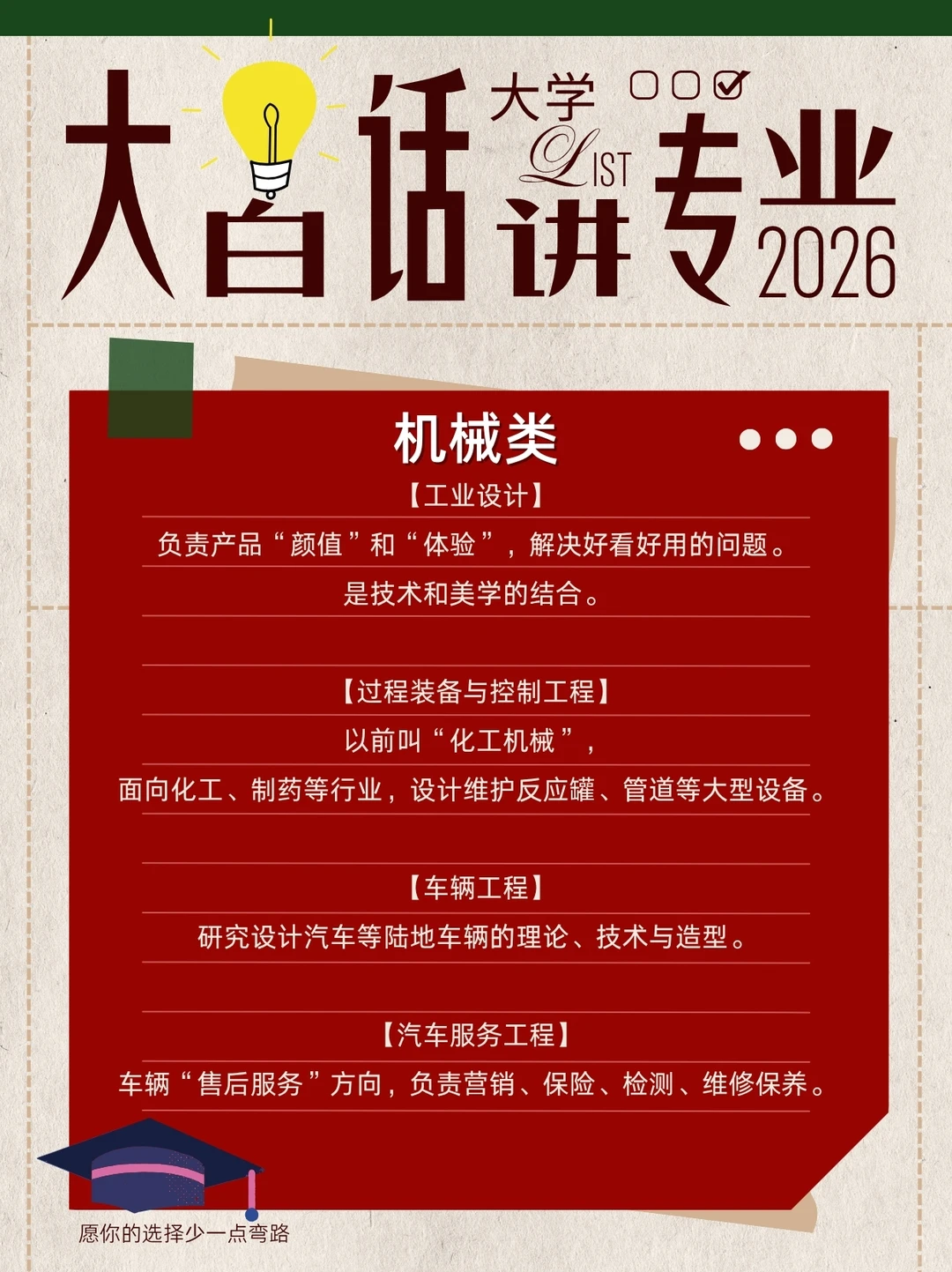 大白话解读：机械类专业