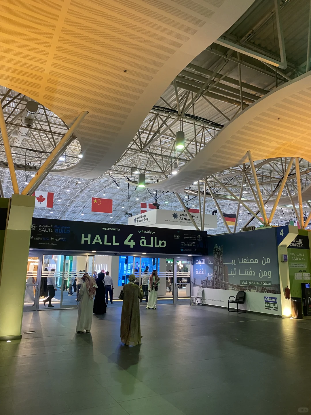 ?沙特利雅得建筑博览会兼职的一天