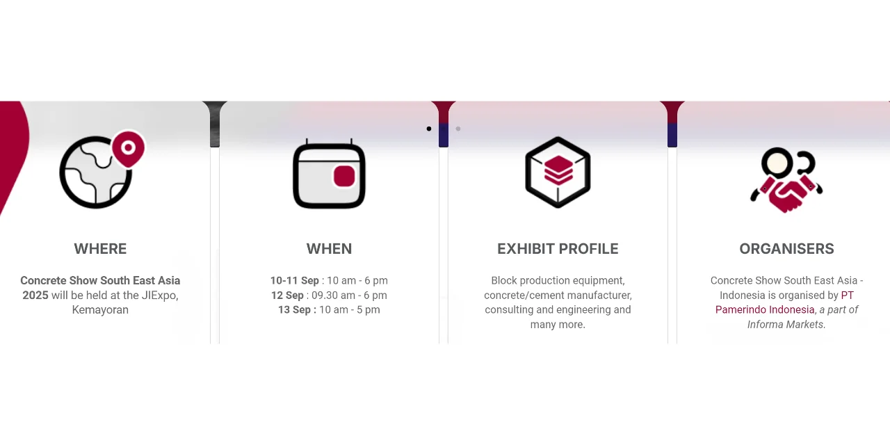 2025年东南亚印尼混凝土技术及设备展
