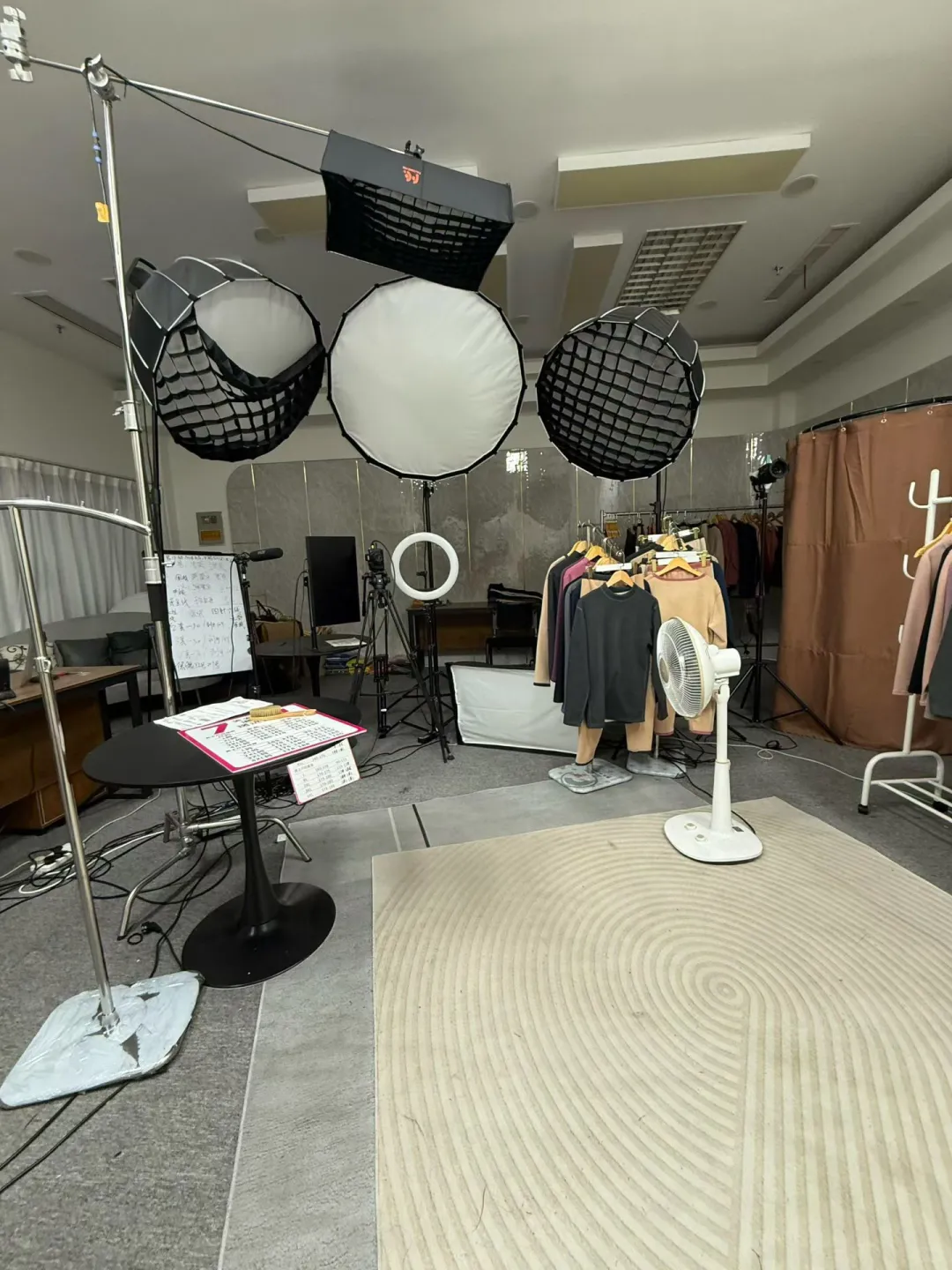 服装直播间搭建调试❤️直播设备全套租赁