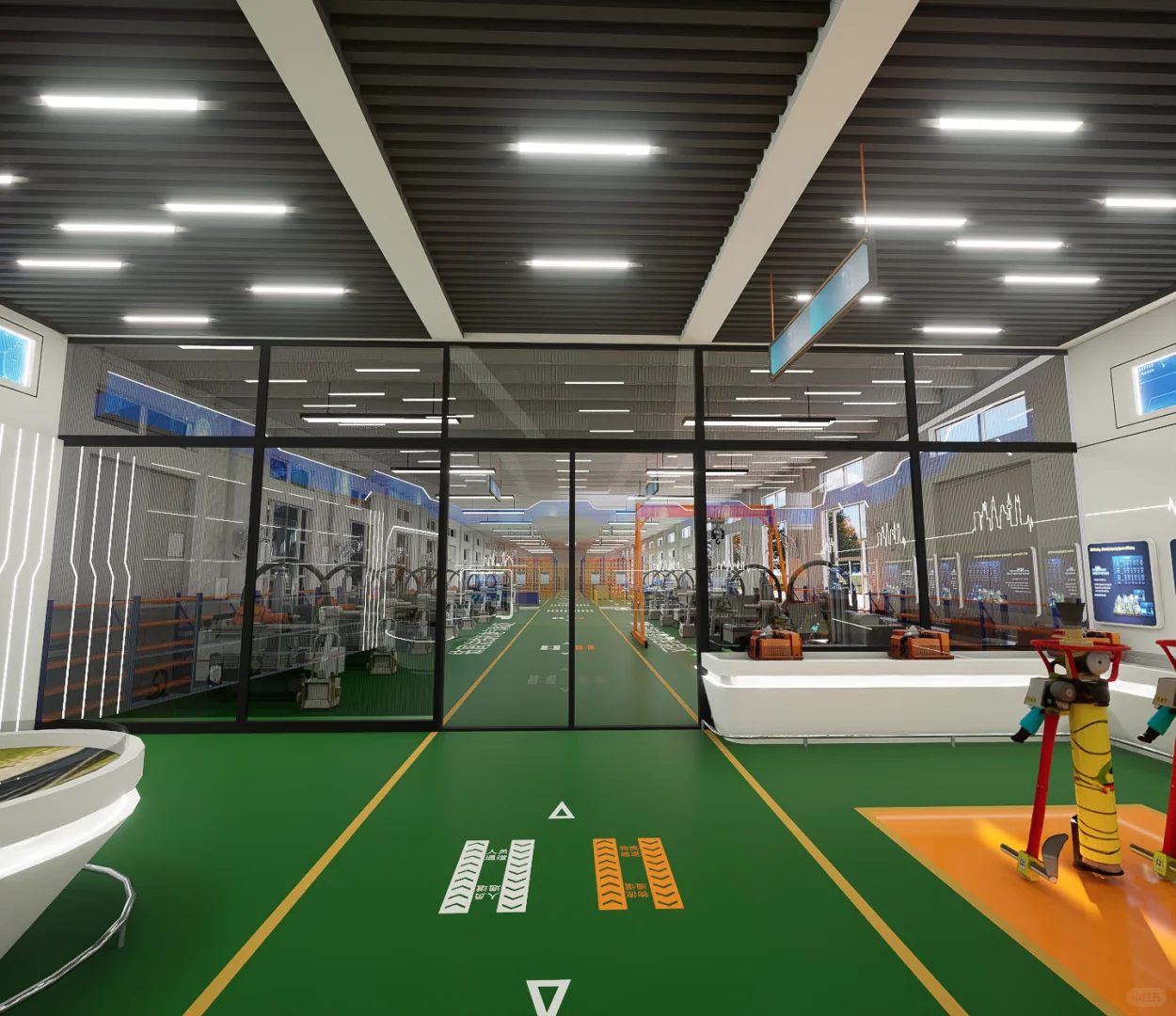 机械加工车间布局图