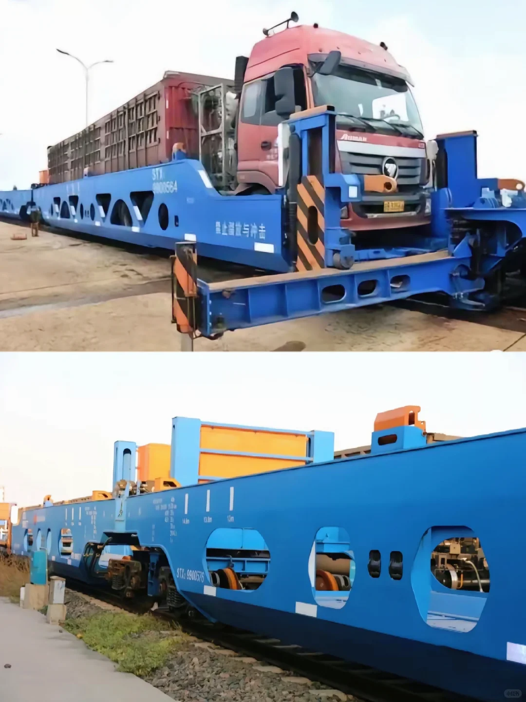 仅两组STX3型驮背多功能运输车