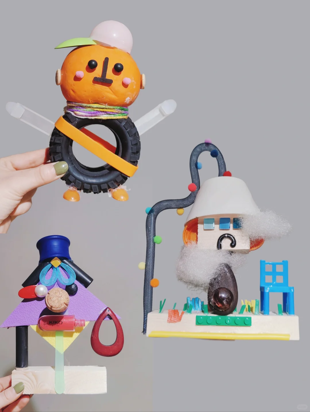 ?每个垃圾都可以变成小玩具。