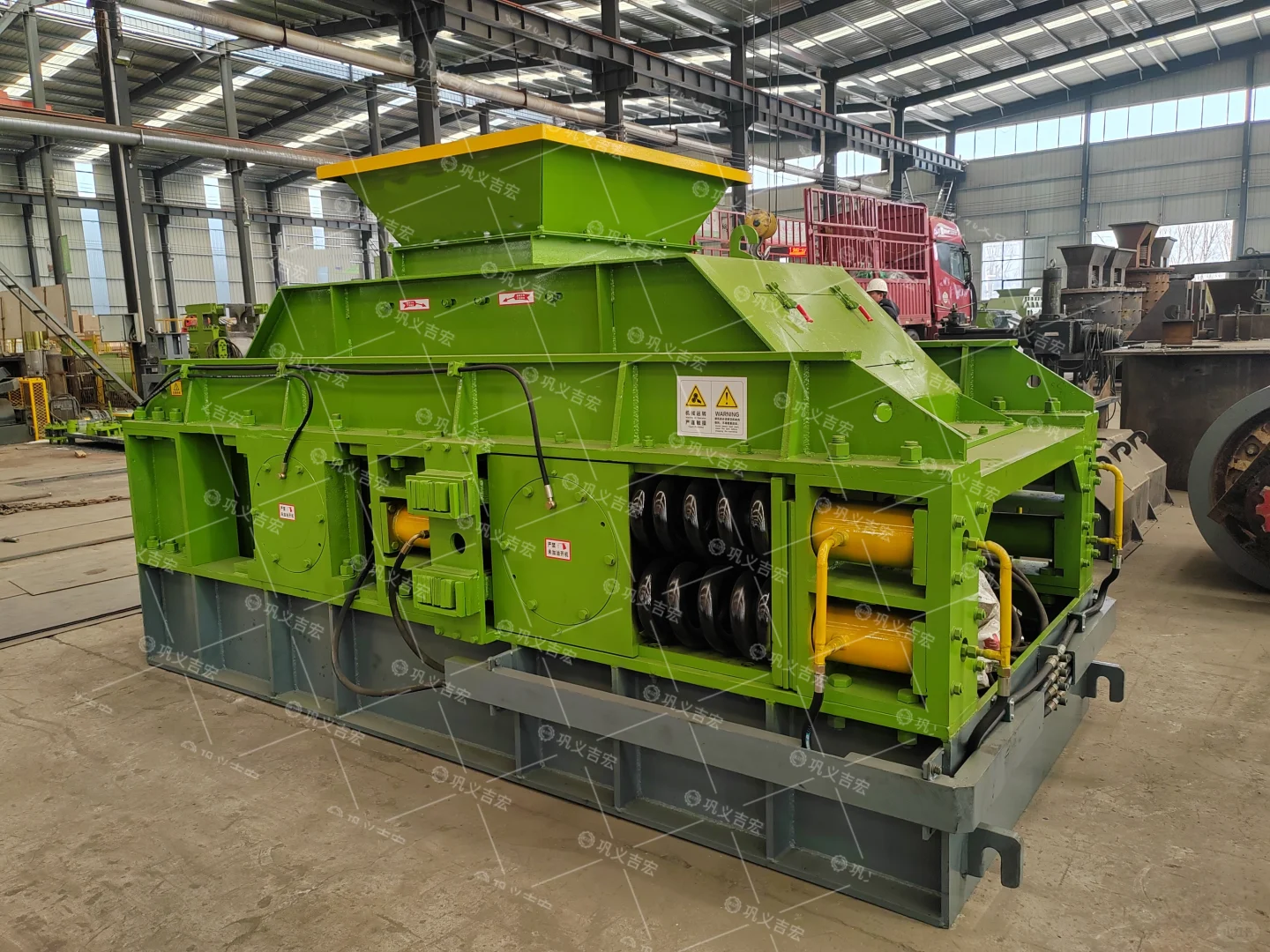 吉宏对辊式破碎机的卓越性能与市场信赖