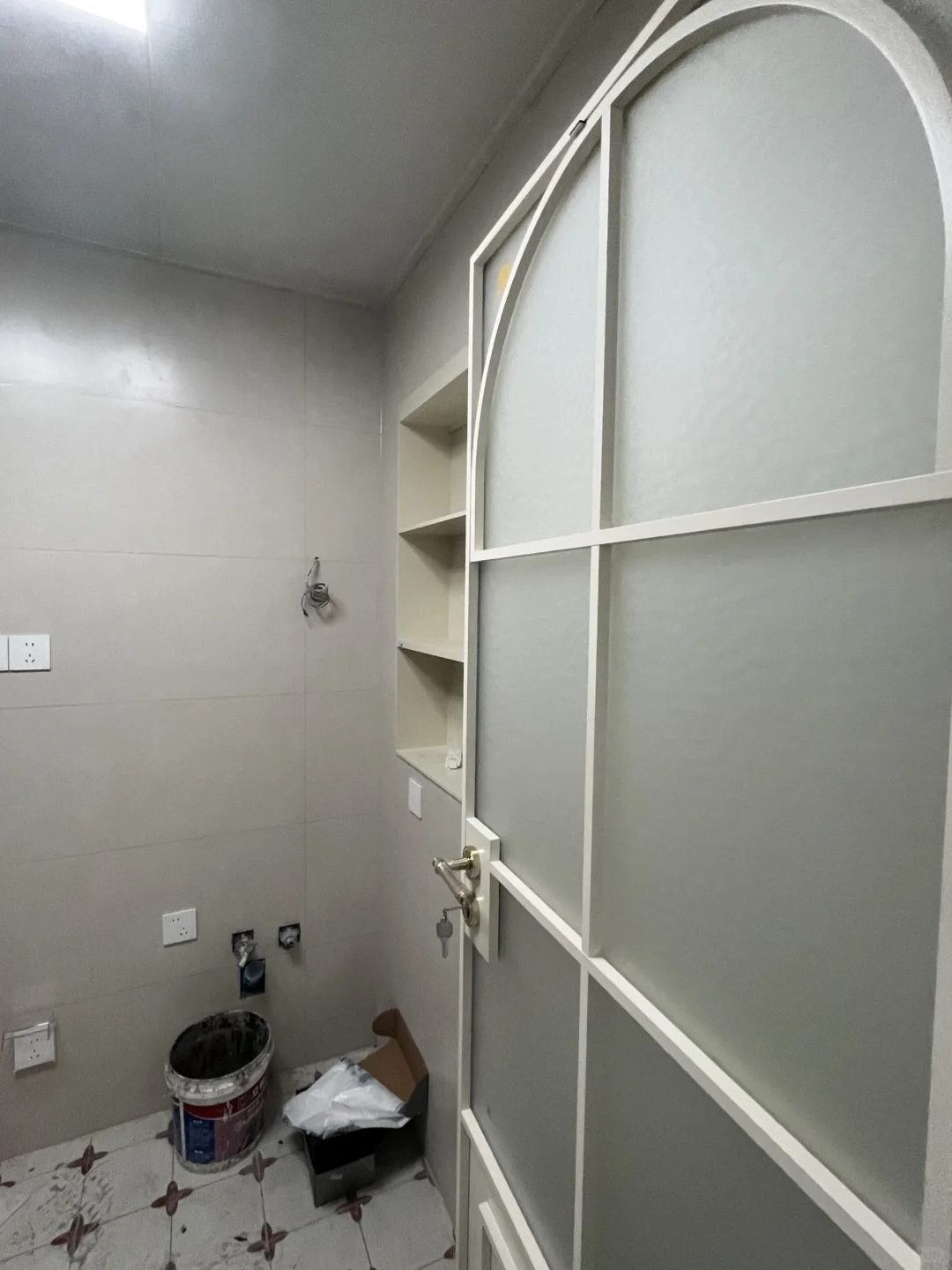 ?绝美奶油法式玻璃门✨快来抄作业啦~