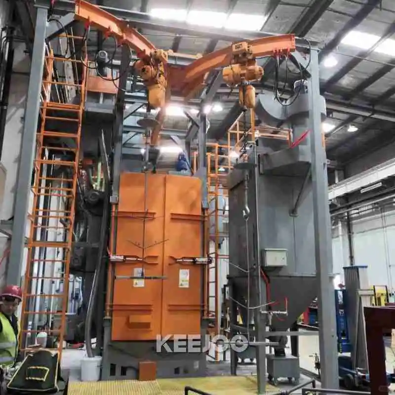 吊钩抛丸机--成品细节展示