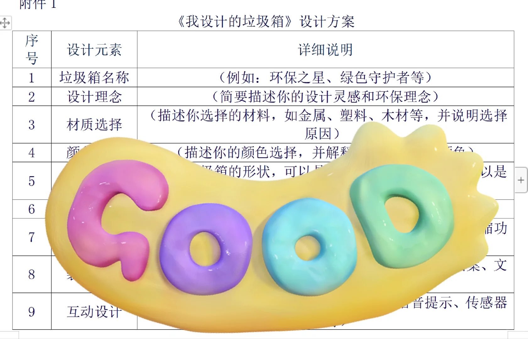 创意环保行：新型垃圾箱设计与制作