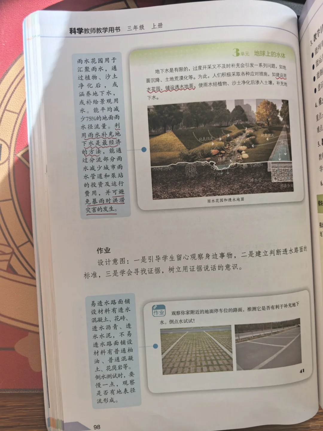 2025苏教版三年级上册地下水