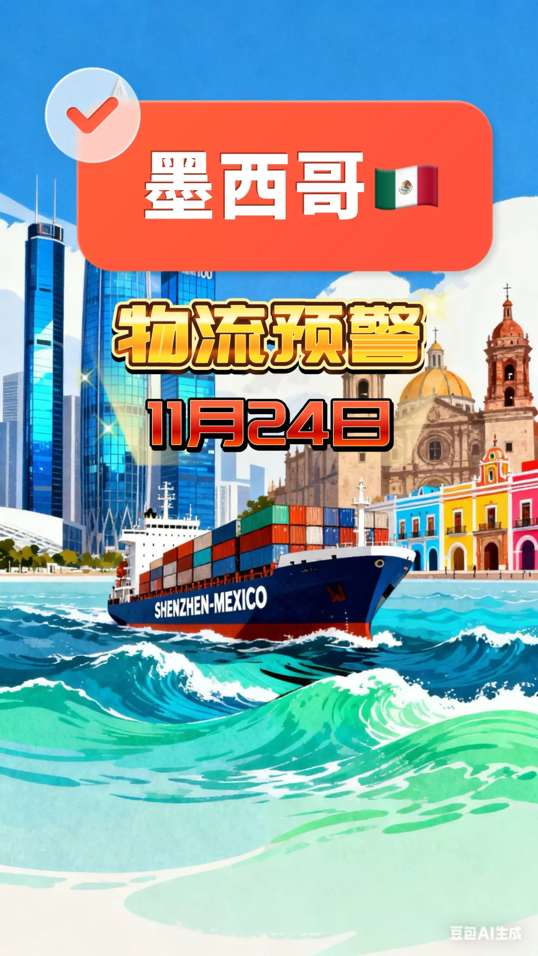 墨西哥物流预警！墨西哥全国运输业大罢工