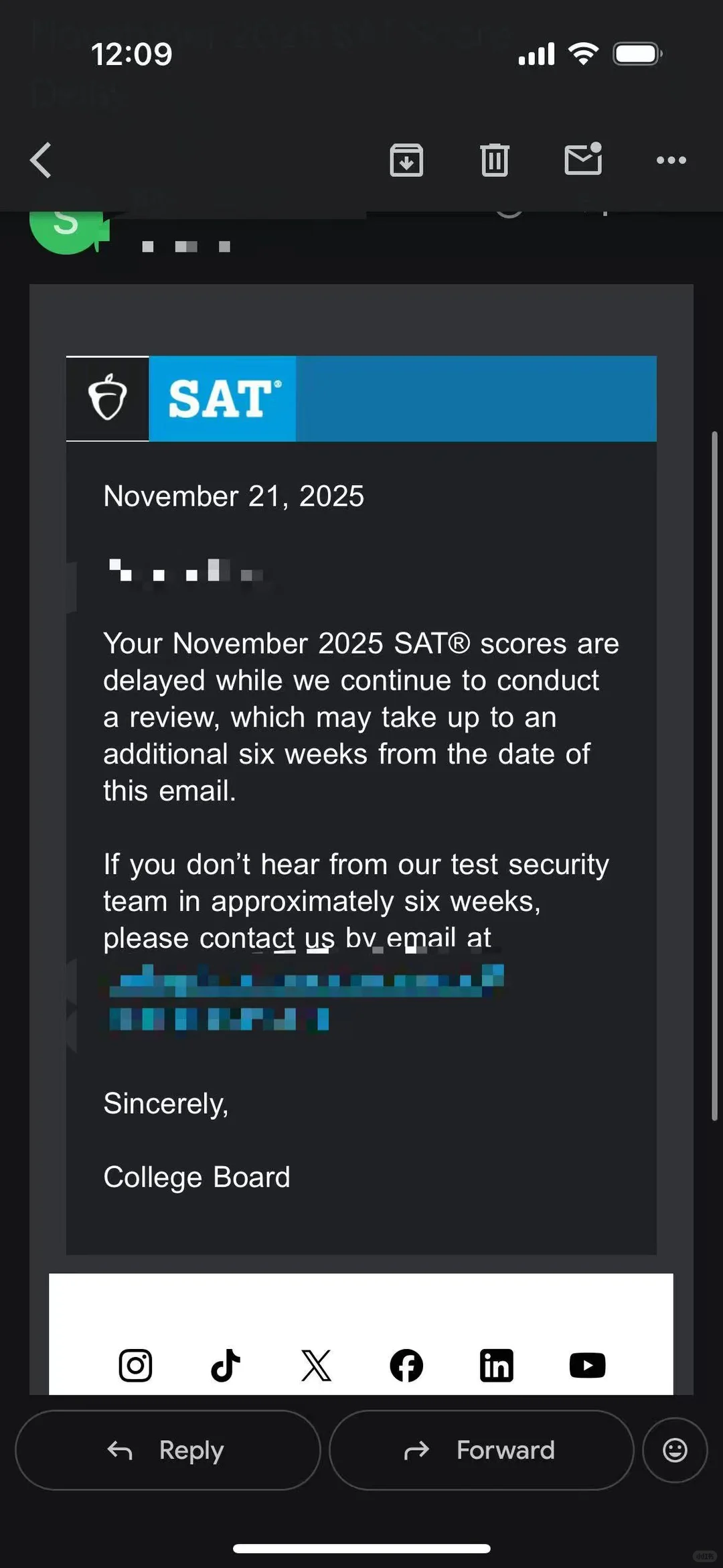 11月sat大范围抽查!但是为什么我们正常出