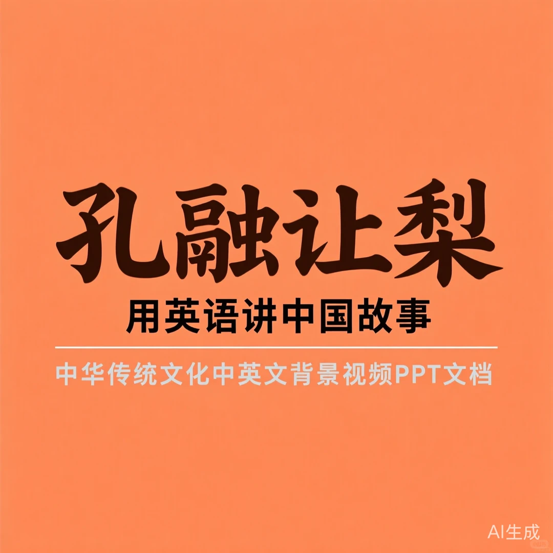 英语讲中国故事·传统文化PPT素材包