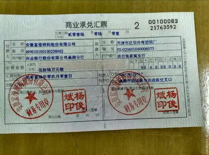 商业承兑汇票质押融资