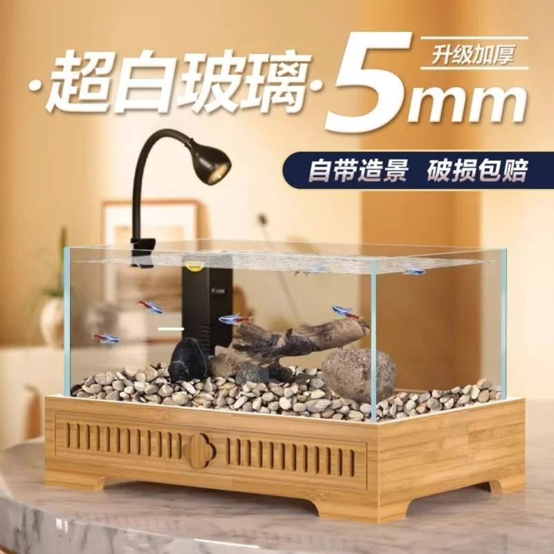 ✨立式玻璃鱼缸，高级感拉满！