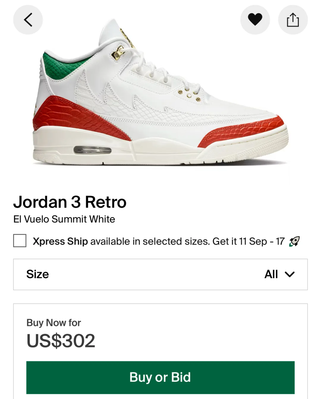 Jordan 3 Retro El Vuelo Summit White