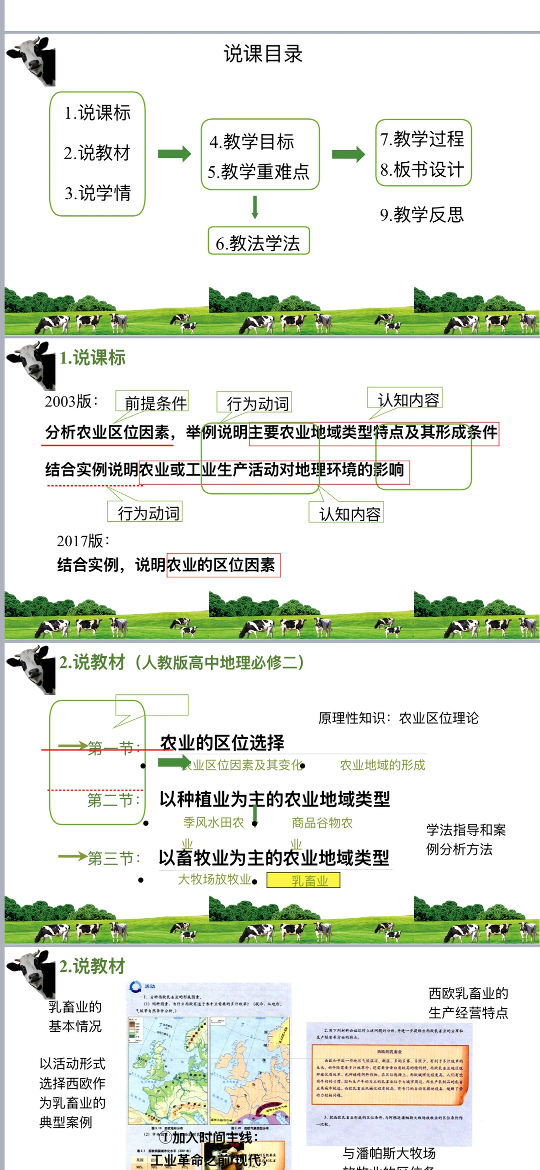 以畜牧业为主的农业地域类型