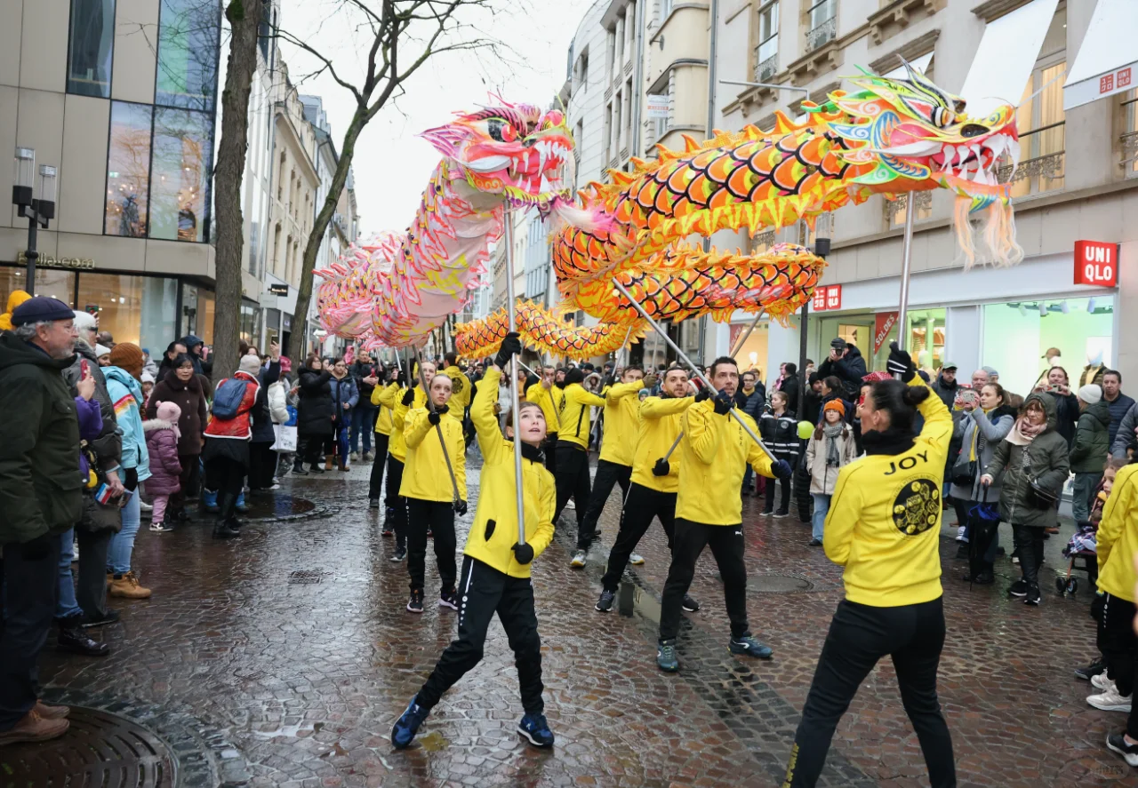 老外欢度中国新年