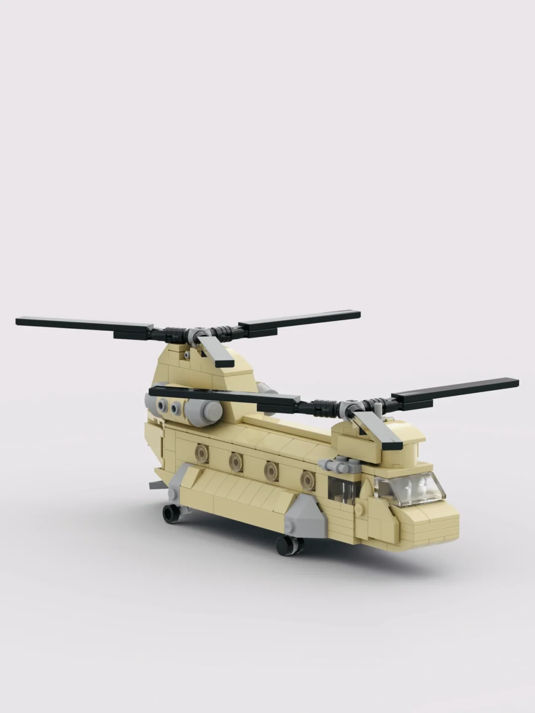 乐高moc运输直升机