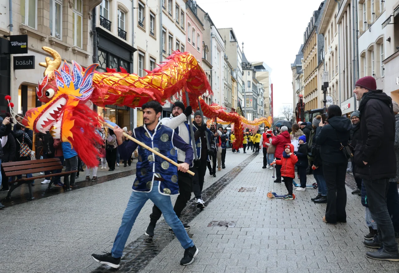 老外欢度中国新年