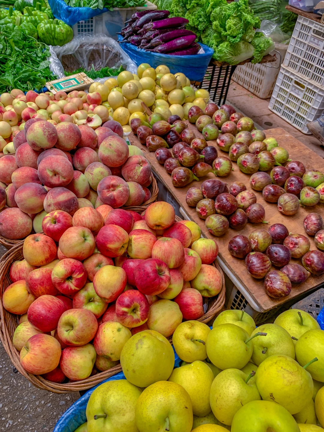 昆明菜市场真的是秋天的色彩美学