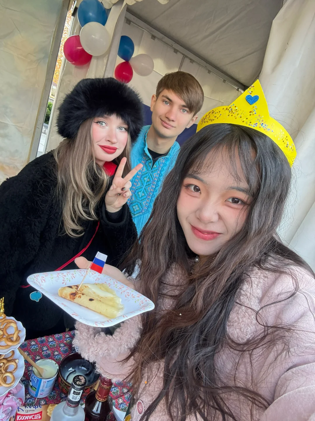 在北理的国际文化交流节疯狂集邮??