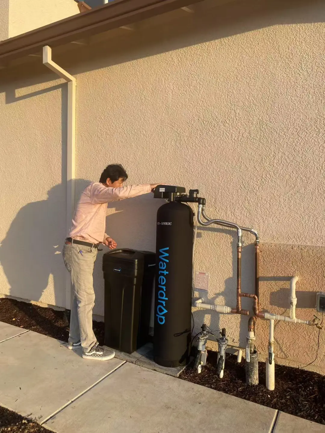 连装两台软水机