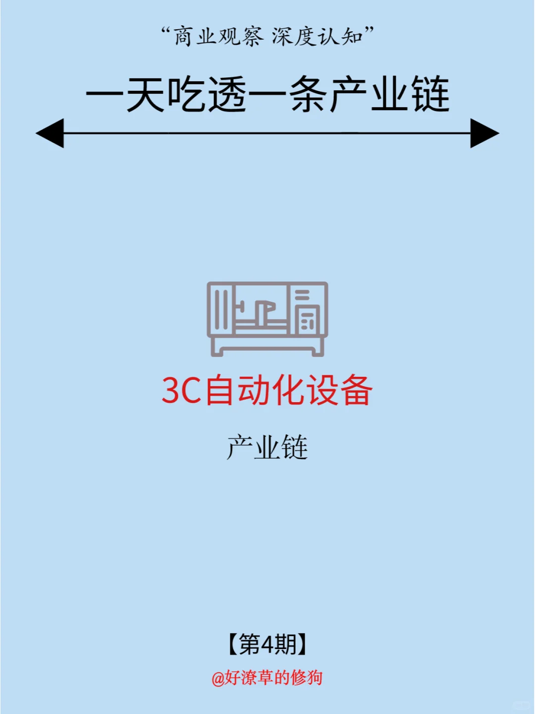 一天吃透一条产业链：消费电子自动化设备