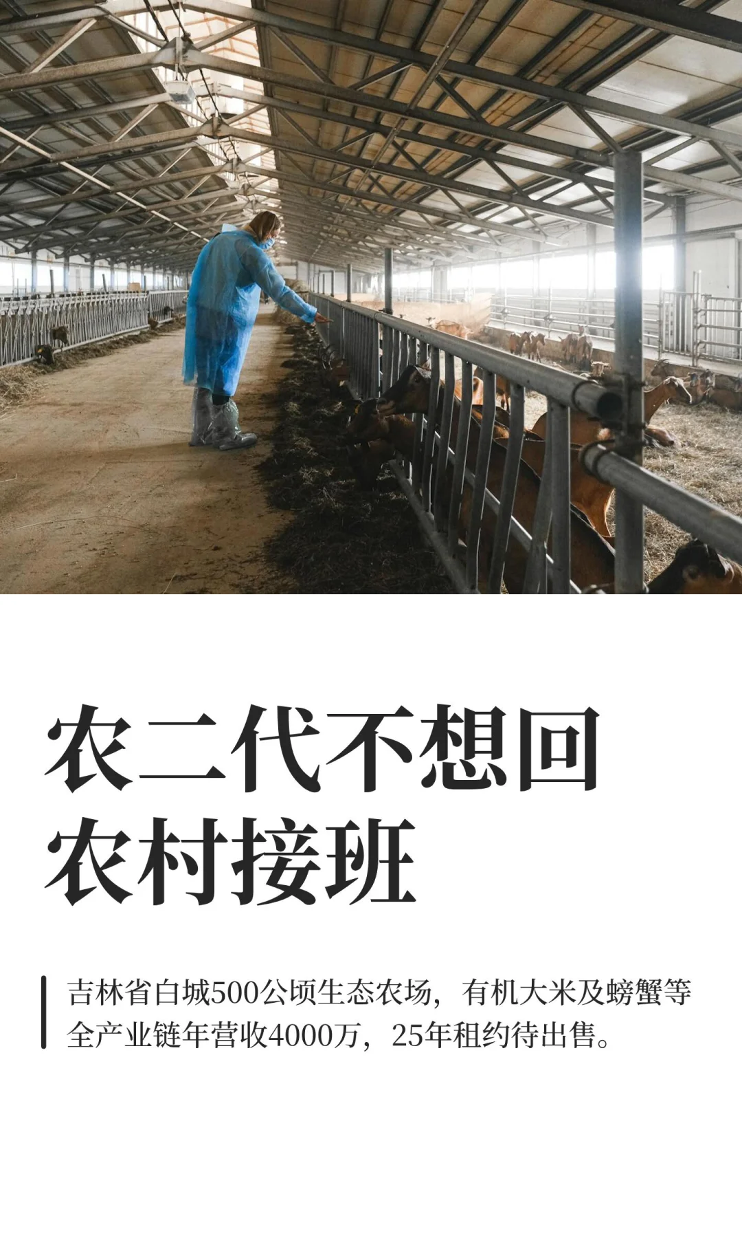 农二代不想回农村接班