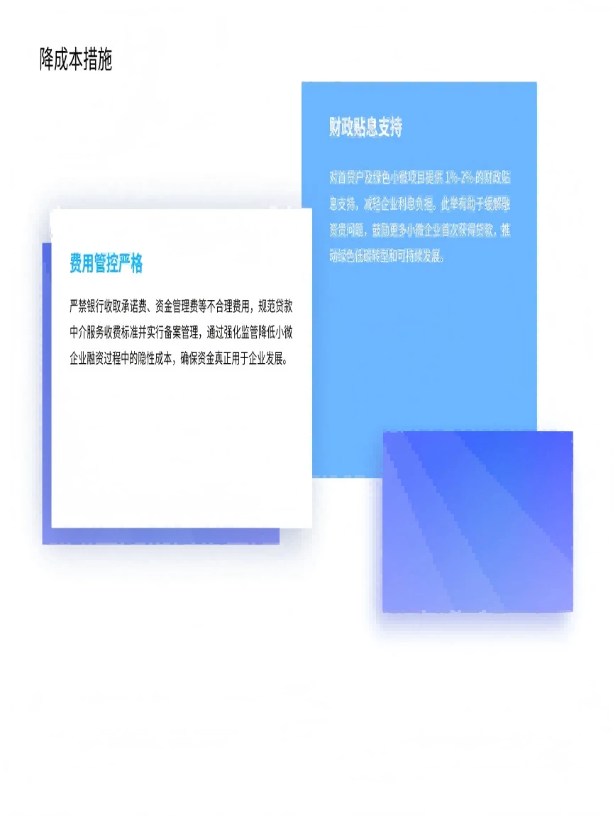 《支持小微企业融资的若干措施》