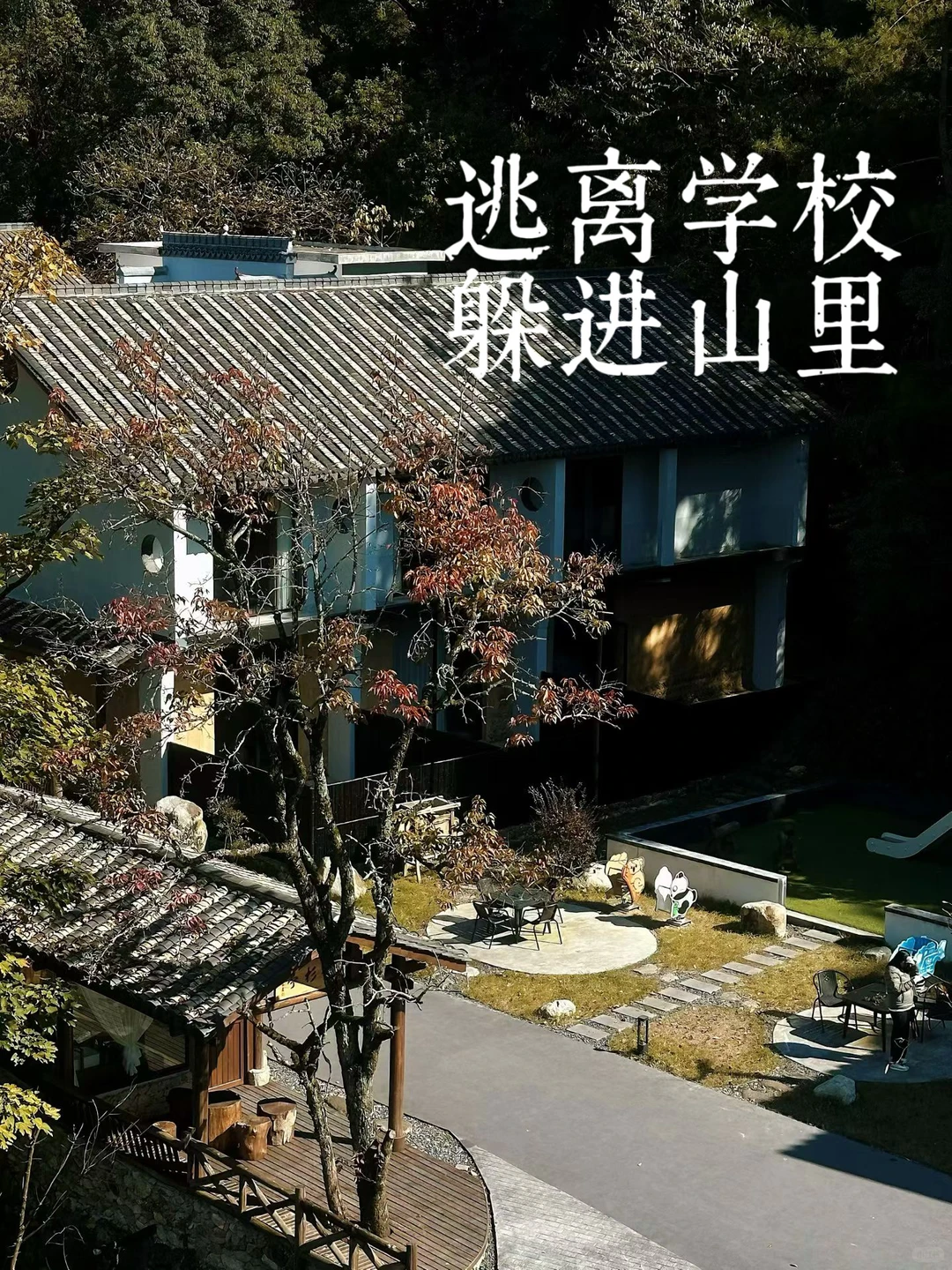 把身体泡进热汤里，假装我们不是老师